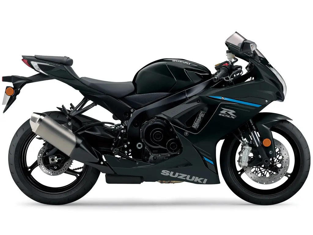 2024 Suzuki GSX-R600 Metallic Mat Black No. 2 / Glass Sparkle Black (KGL)