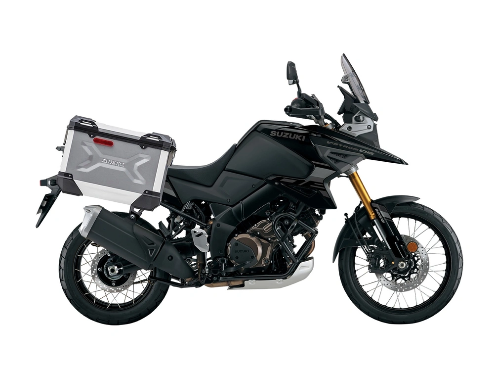 2024 Suzuki V-STROM 1050DE V-STROM 1050DE ADVENTURE Glass Sparkle Black / Metallic Mat Black (KGL) alt