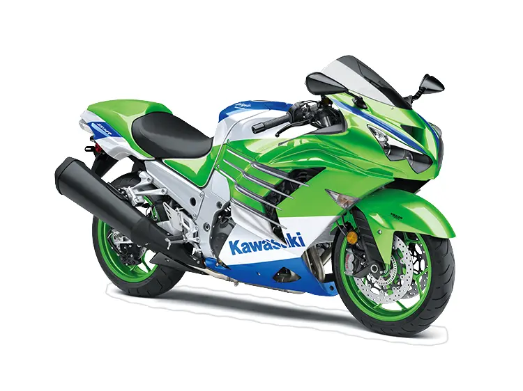 2024 Kawasaki NINJA ZX-14R SE 40th Anniversary Edition Lime Green / Pearl Crystal White / Blue