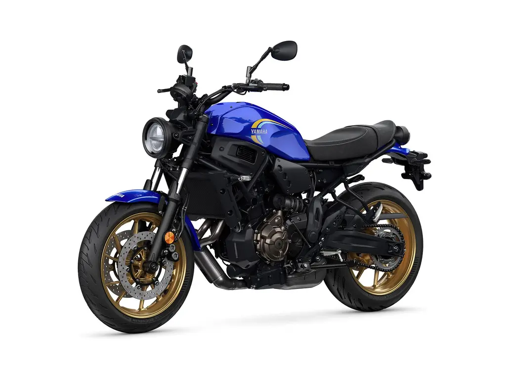 2024 Yamaha XSR700 Team Yamaha Blue