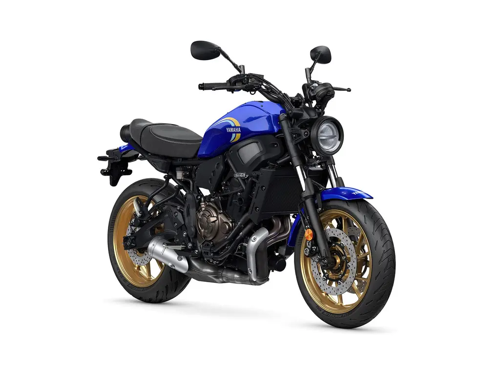 2024 Yamaha XSR700 Team Yamaha Blue