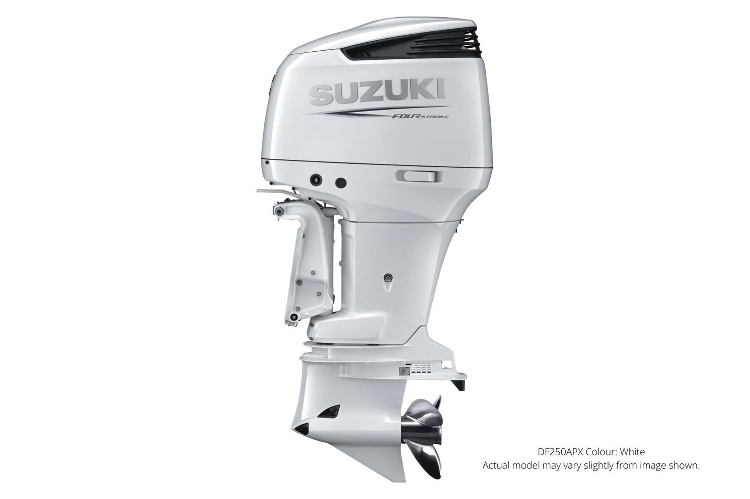 2023 Suzuki DF250AP White, Electric, 30" Shaft Length Suzuki Select Rotation