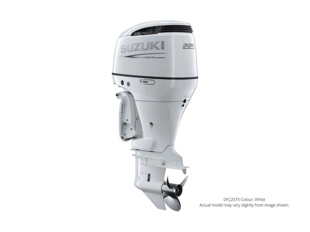 2023 Suzuki DF225 DF225 White, Electric, 25" Shaft Length, Remote Power Tilt and Trim, Counter Rotation alt