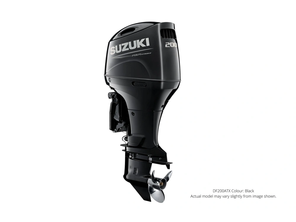 2023 Suzuki DF200A DF200A Black, Electric, 25" Shaft Length, Remote Power Tilt and Trim, Counter Rotation alt