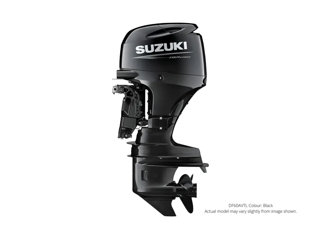 2023 Suzuki DF60AV Black, Electric, 20" Shaft Lenth, High Energy Rotation
