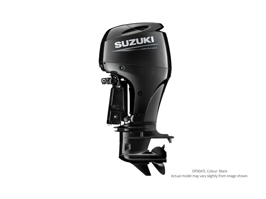 2023 Suzuki DF90A Black, Electric, 20″ Shaft Length, Remote Power Tilt and Trim