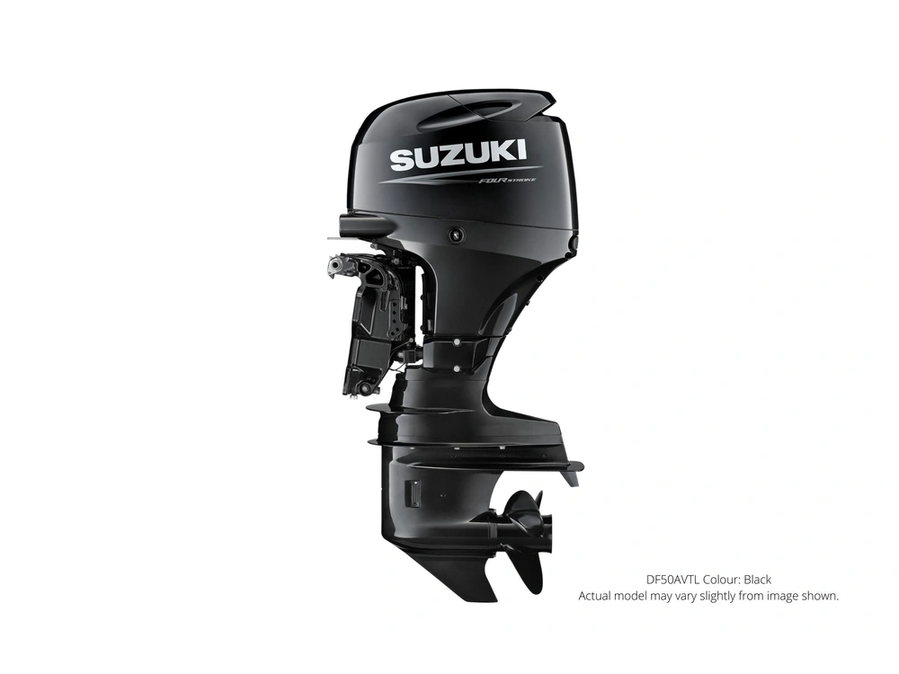 2023 Suzuki DF50AV DF50AV Black, Electric, 20" Shaft Length, Remote, Power Tilt and Trim, High Energy Rotation alt