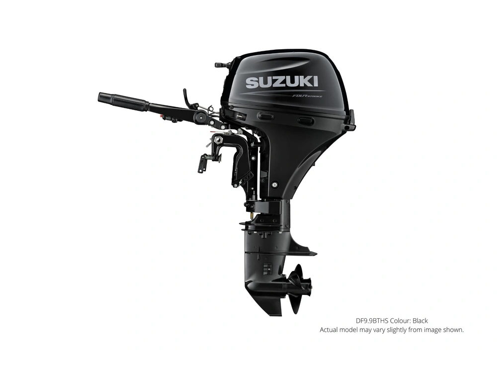 2023 Suzuki DF9.9B DF9.9B Black, Electric, 20" Shaft Length Tiller Manual Trim alt
