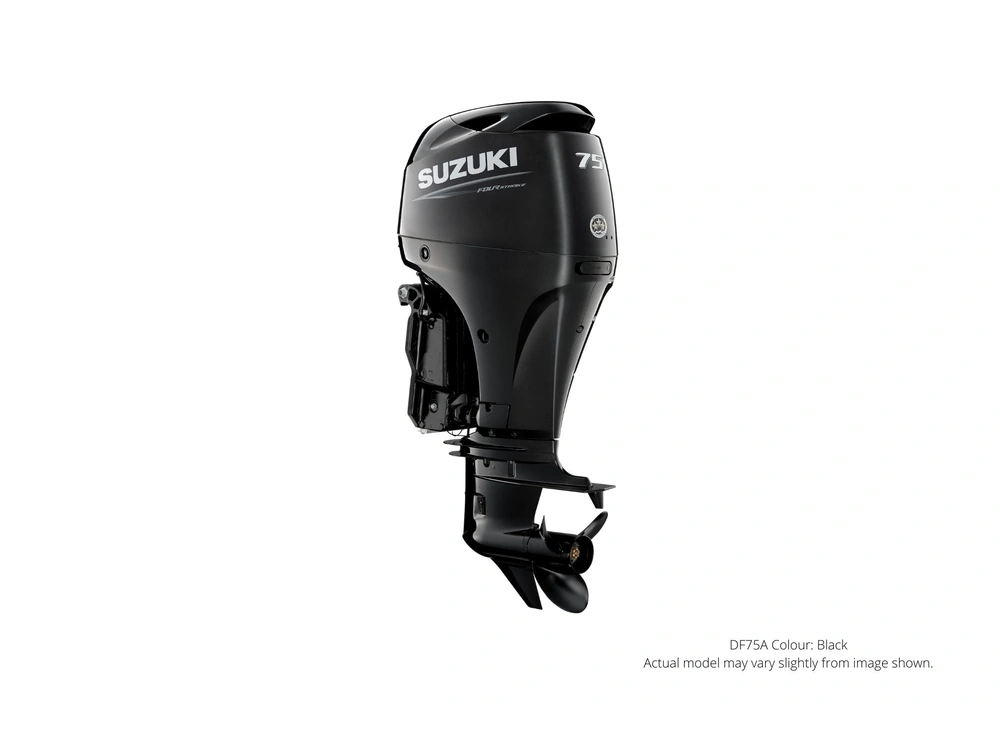2023 Suzuki DF75A DF75A Black, Electric, 20" Shaft Length, Remote, Power Tilt and Trim alt