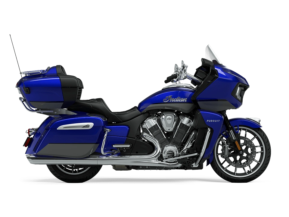 Indian Motorcycle Indian Pursuit Limited With Powerband Audio Package Indian Pursuit Limited With Powerband Audio Package Spirit Blue Metallic 2024 alt