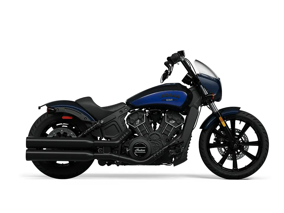 2024 Indian Motorcycle Scout Rogue Black Azure Crystal [icon]