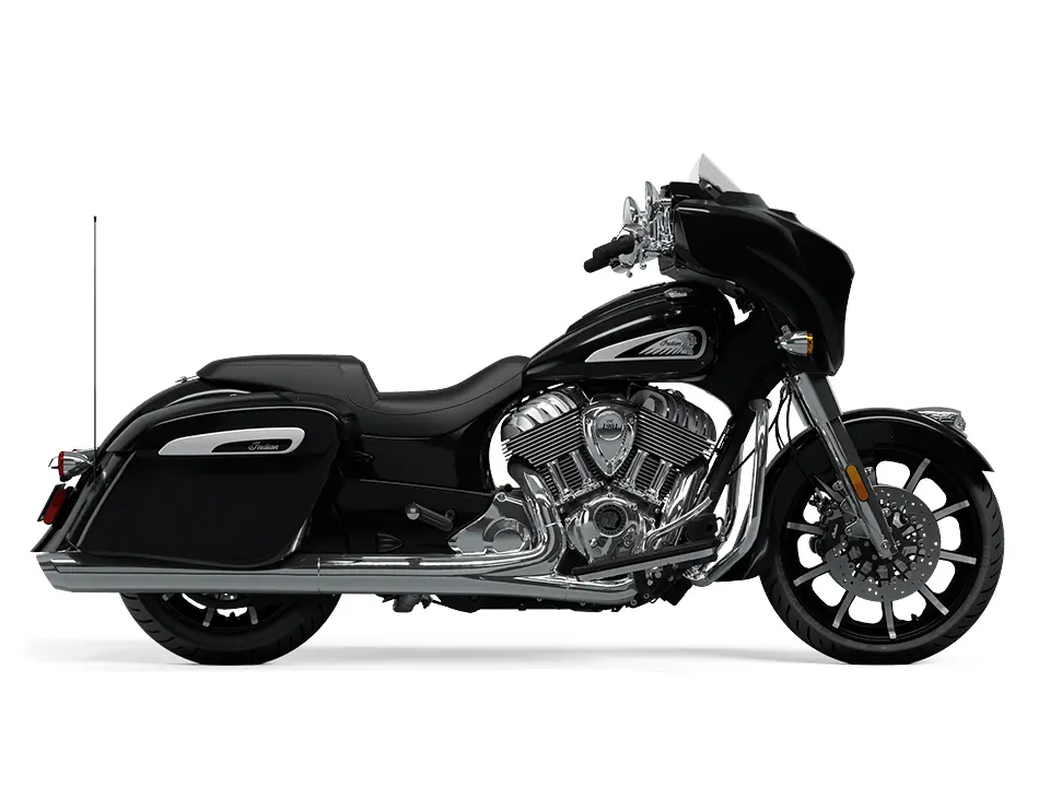 2024 Indian Motorcycle Chieftain Limited With Powerband Audio Package Black Metallic
