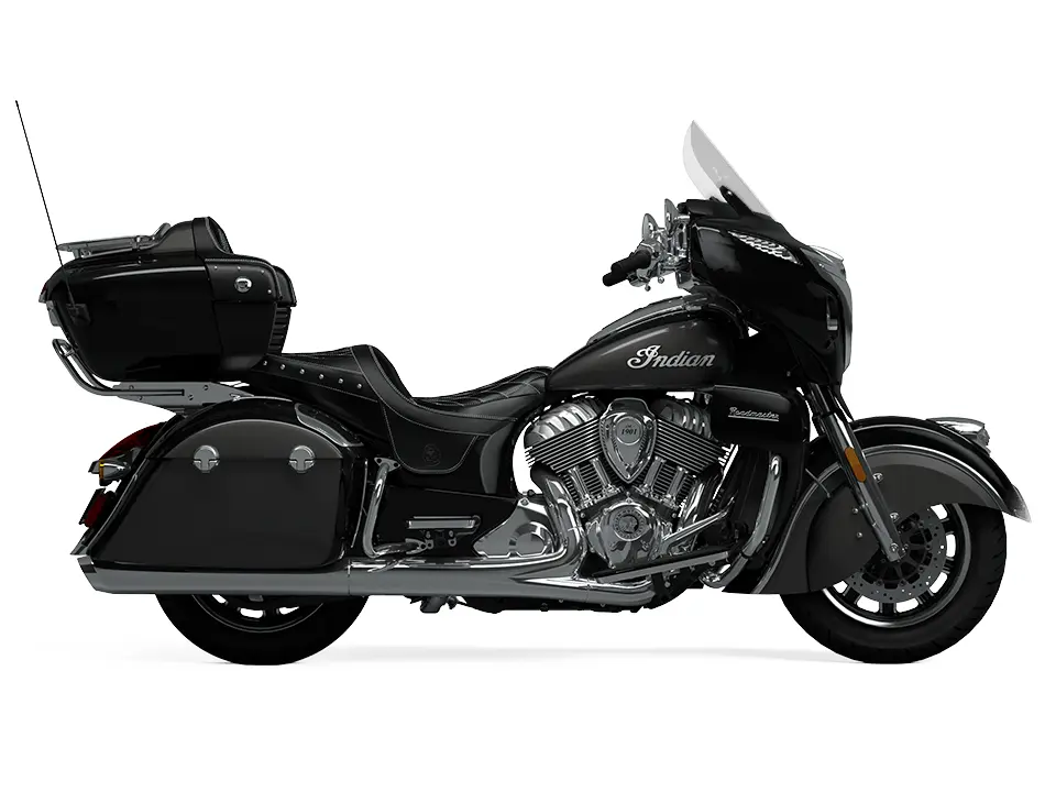 2024 Indian Motorcycle Roadmaster With Powerband Audio Package Black Metallic / Titanium Metallic