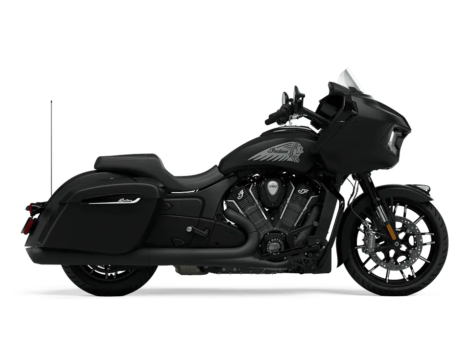 Indian Motorcycle Indian Challenger Dark Horse With Powerband Audio Package Black Smoke 2024