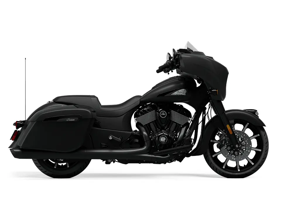 2024 Indian Motorcycle Chieftain Dark Horse With Powerband Audio Package Black Smoke
