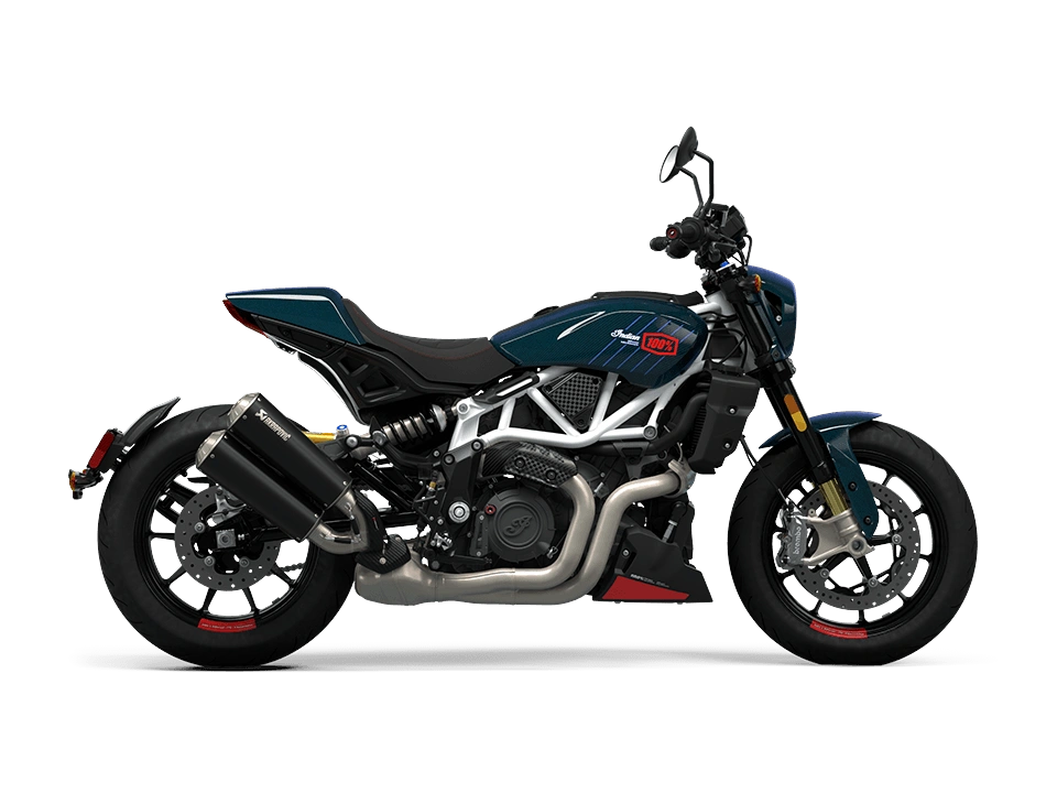 Indian Motorcycle FTR X 100% R Carbon FTR X 100% R Carbon Blue Candy Carbon 2024 alt