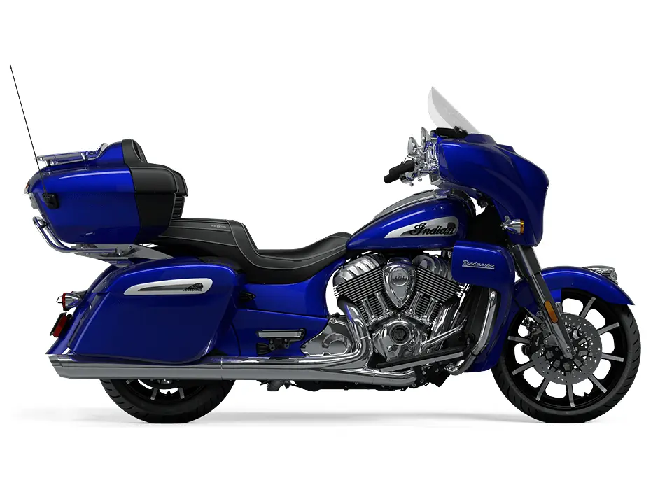 2024 Indian Motorcycle Roadmaster Limited With Powerband Audio Package BLACK AZURE CRYSTAL Spirit Blue Metallic