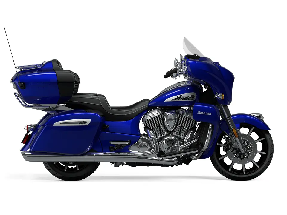 Indian Motorcycle Roadmaster Limited With Powerband Audio Package BLACK AZURE CRYSTAL Spirit Blue Metallic 2024