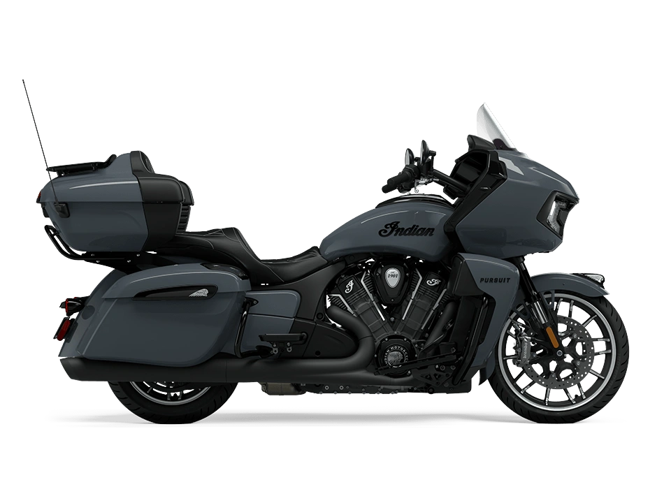2024 Indian Motorcycle Indian Pursuit Dark Horse With Powerband Audio Package Indian Pursuit Dark Horse With Powerband Audio Package Stealth Gray alt