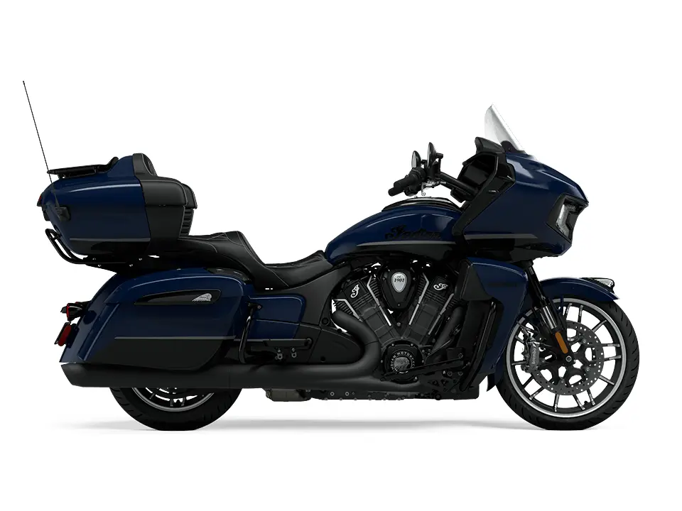Indian Motorcycle Indian Pursuit Dark Horse With Powerband Audio Package Springfield Blue 2024