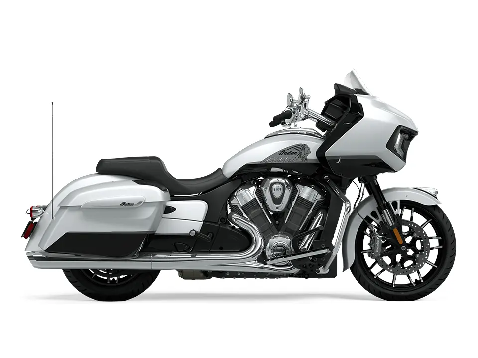 2024 Indian Motorcycle Indian Challenger Limited With Powerband Audio Package Ghost White Metallic