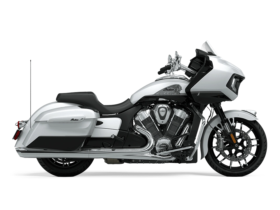 2024 Indian Motorcycle Indian Challenger Limited With Powerband Audio Package Indian Challenger Limited With Powerband Audio Package Ghost White Metallic alt