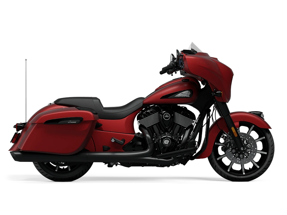 2024 Indian Motorcycle Chieftain Dark Horse With Powerband Audio Package Chieftain Dark Horse With Powerband Audio Package Sunset Red Smoke alt