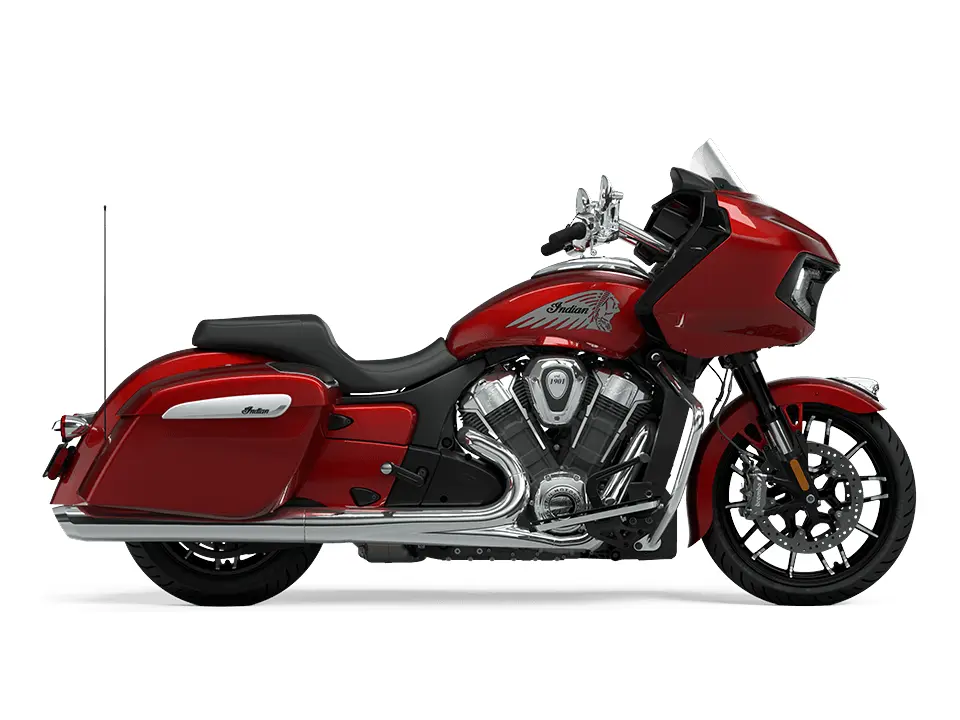 2024 Indian Motorcycle Indian Challenger Limited With Powerband Audio Package Sunset Red Metallic