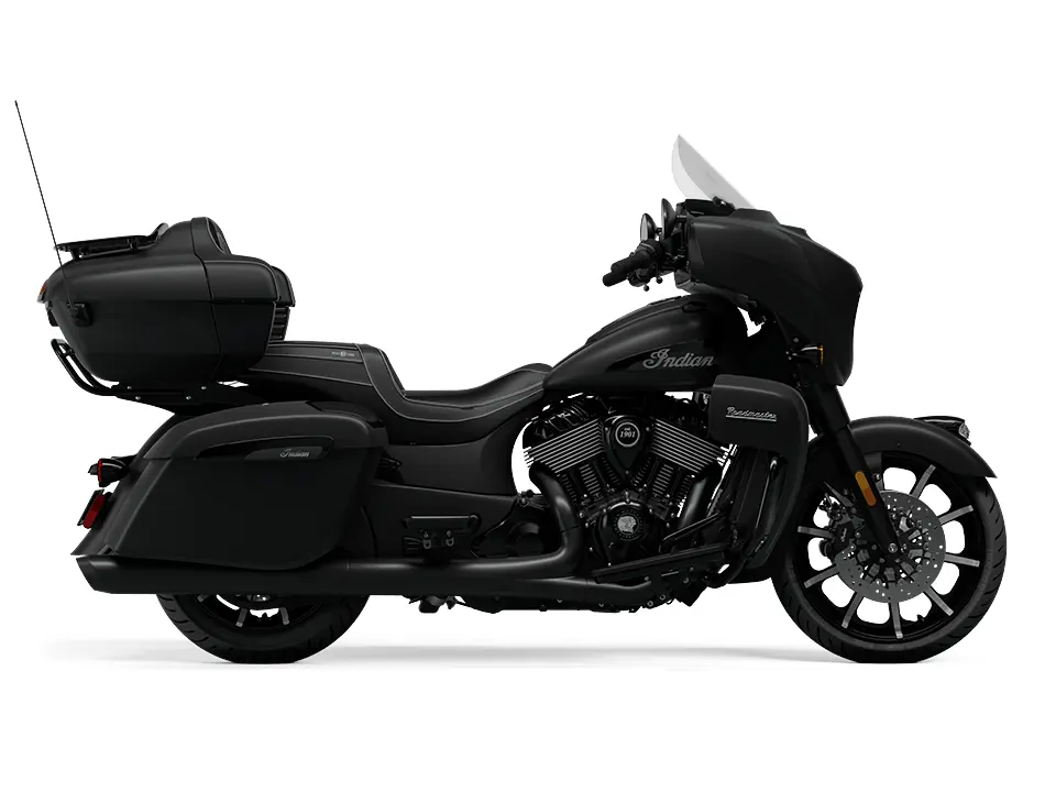 Indian Motorcycle Roadmaster Dark Horse With Powerband Audio Package Black Smoke 2024