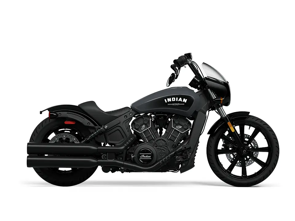 2024 Indian Motorcycle Scout Rogue Stealth Gray With Graphics