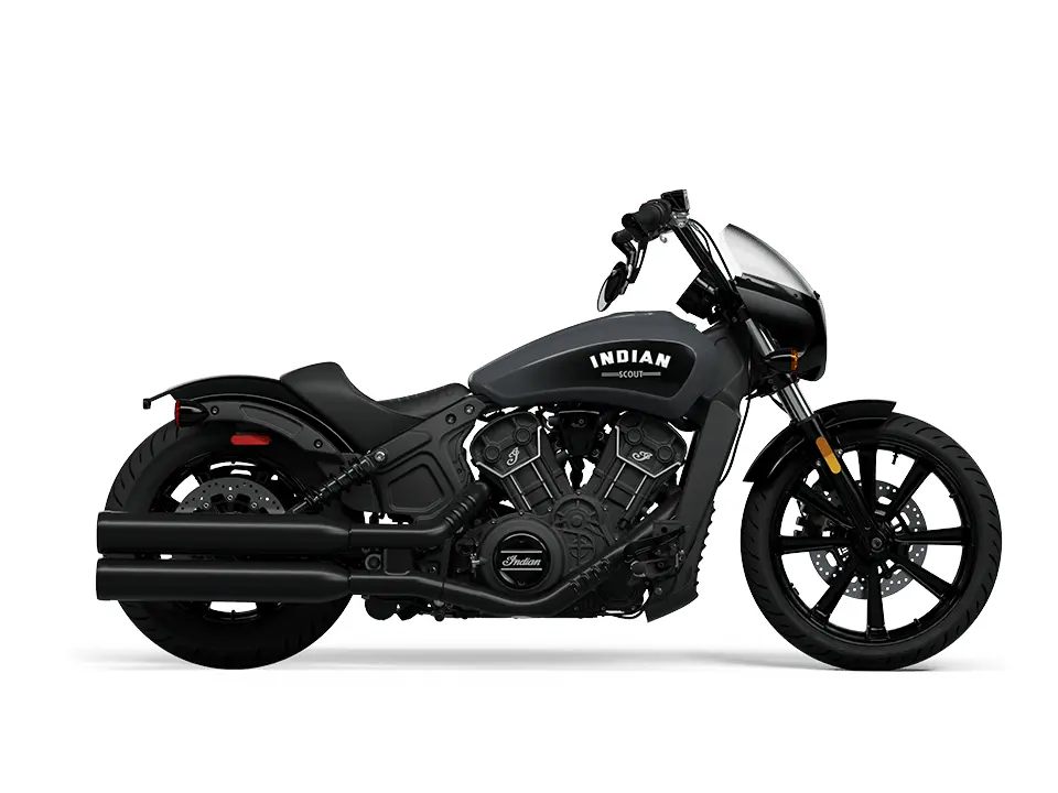 Indian Motorcycle Scout Rogue Stealth Gray With Graphics 2024