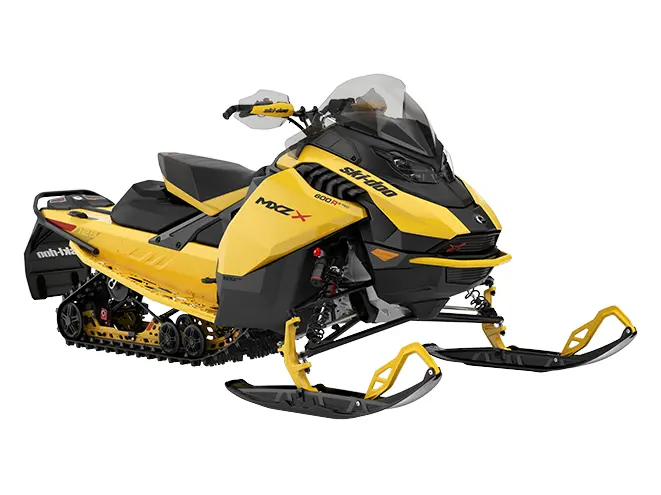2024 Ski-Doo MXZ X Rotax® 600R E-TEC Neo Yellow