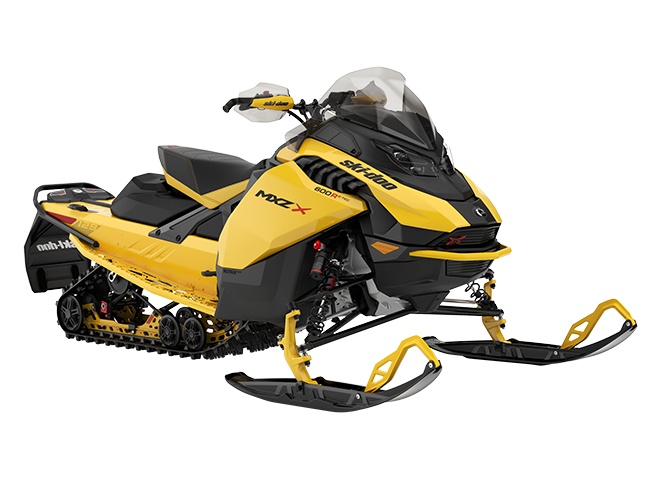 Ski-Doo MXZ X Rotax® 600R E-TEC Jaune Néo 2024