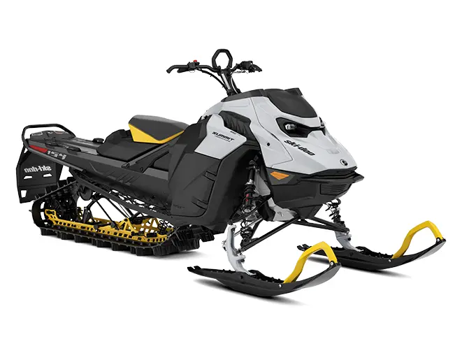 2024 Ski-Doo Summit Adrenaline Rotax® 850 E-TEC Catalyst Grey / Neo Yellow