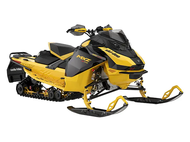 2024 Ski-Doo MXZ X-RS with Competition Package Rotax® 850 E-TEC Turbo R Neo Yellow