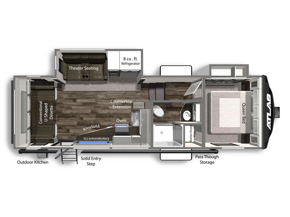 Dutchmen Atlas Fifth Wheel Atlas 2532RDF alt