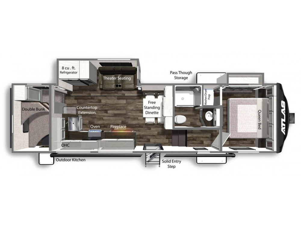 Dutchmen Atlas Fifth Wheel Atlas 2942BHF alt