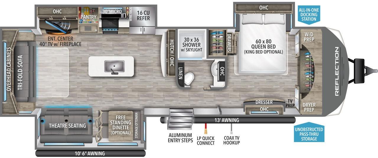 Grand Design Reflection Travel Trailers 315RLTS - Moto Sport du Cuivre