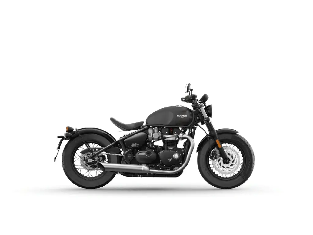 2024 Triumph Bonneville Bobber Matte Storm Grey / Matte Ironstone