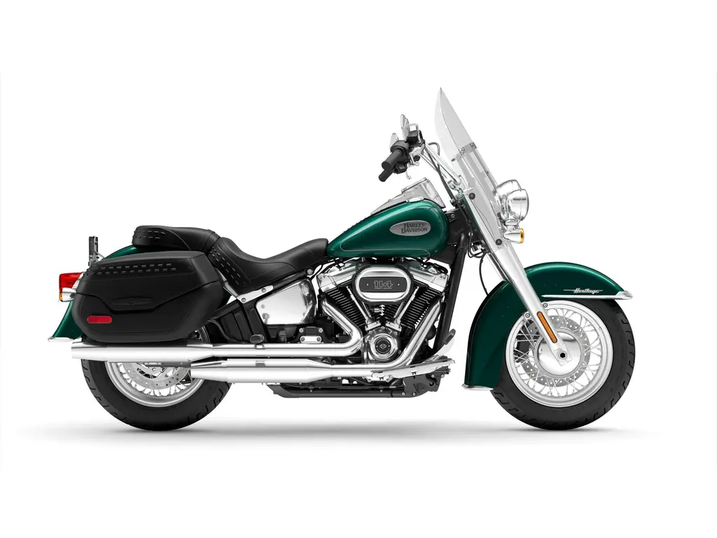 2024 Harley-Davidson Heritage Classic 114 Alpine Green (Chrome Finish)