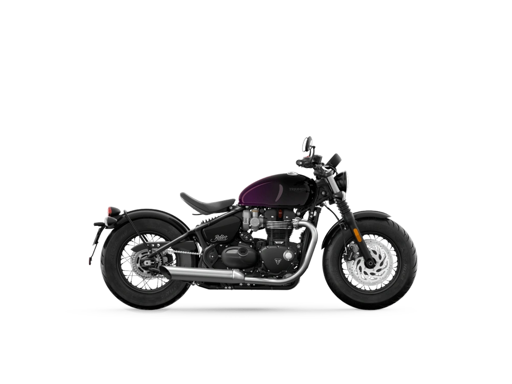 Triumph Bonneville Bobber Bonneville Bobber Stealth Edition - Sapphire Purple/ Silver Purple 2024 alt