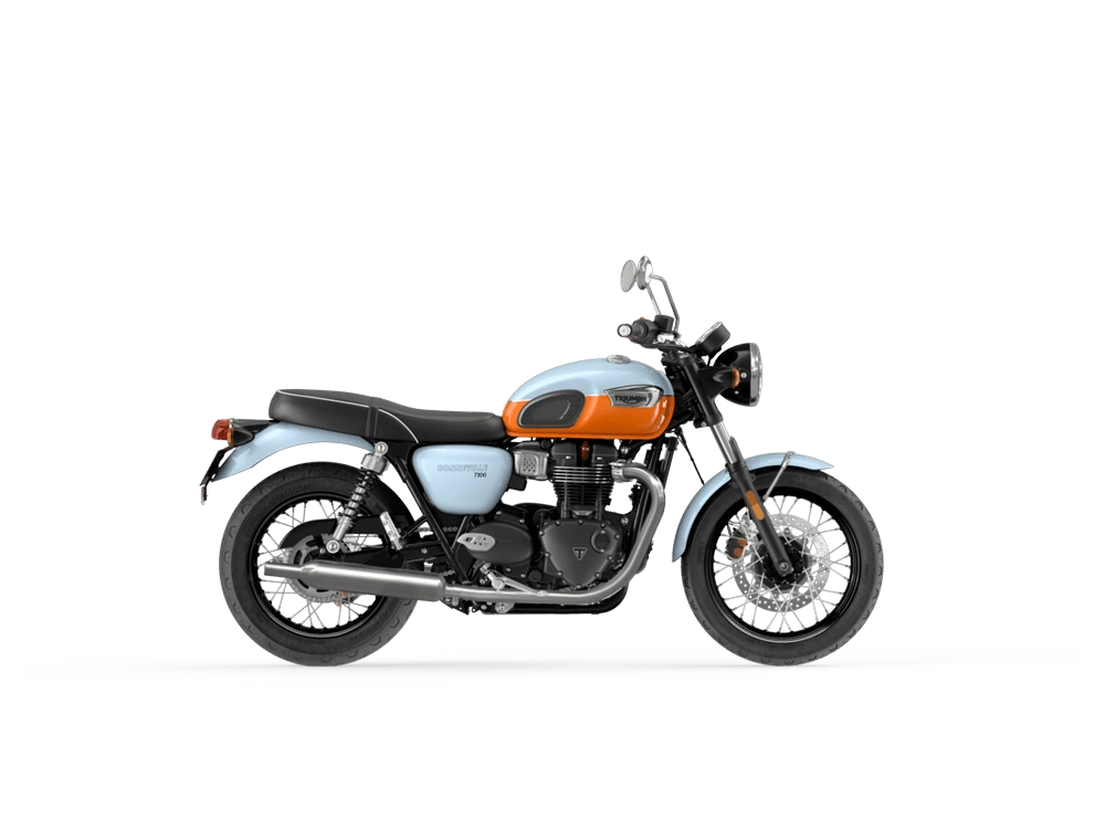 2024 Triumph Bonneville T100 Bonneville T100 Meriden Blue / Tangerine alt