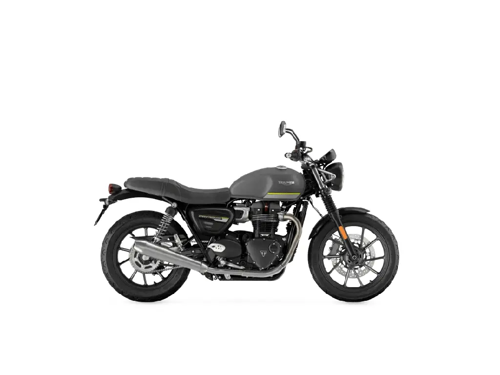 2024 Triumph Speed Twin 900 Matte Silver Ice