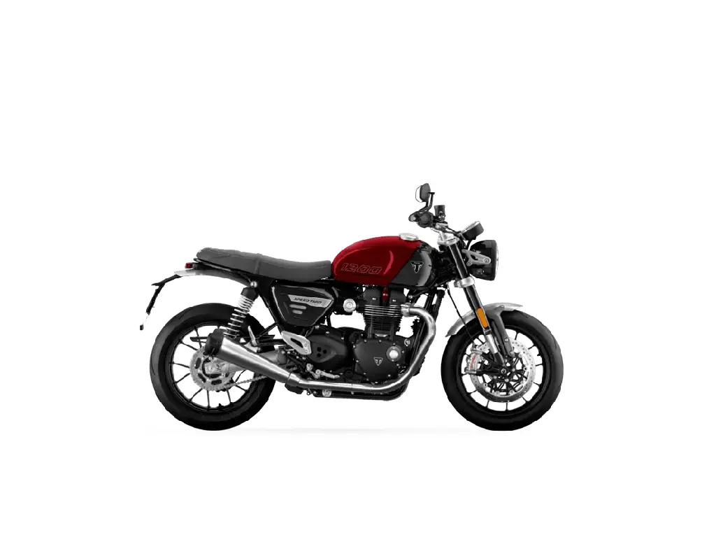 2024 Triumph Speed Twin 1200 Carnival Red / Storm Grey