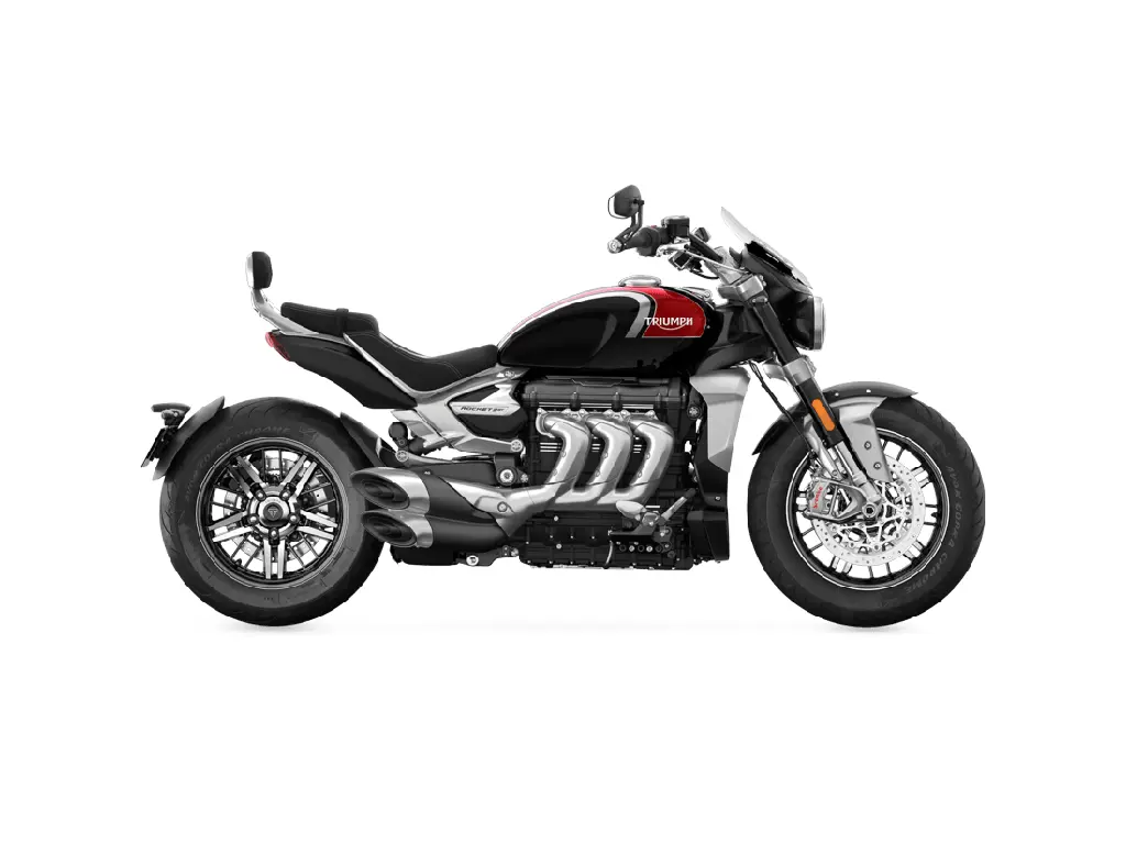 2024 Triumph Rocket 3 GT Sapphire Black / Carnival Red / Silver Ice