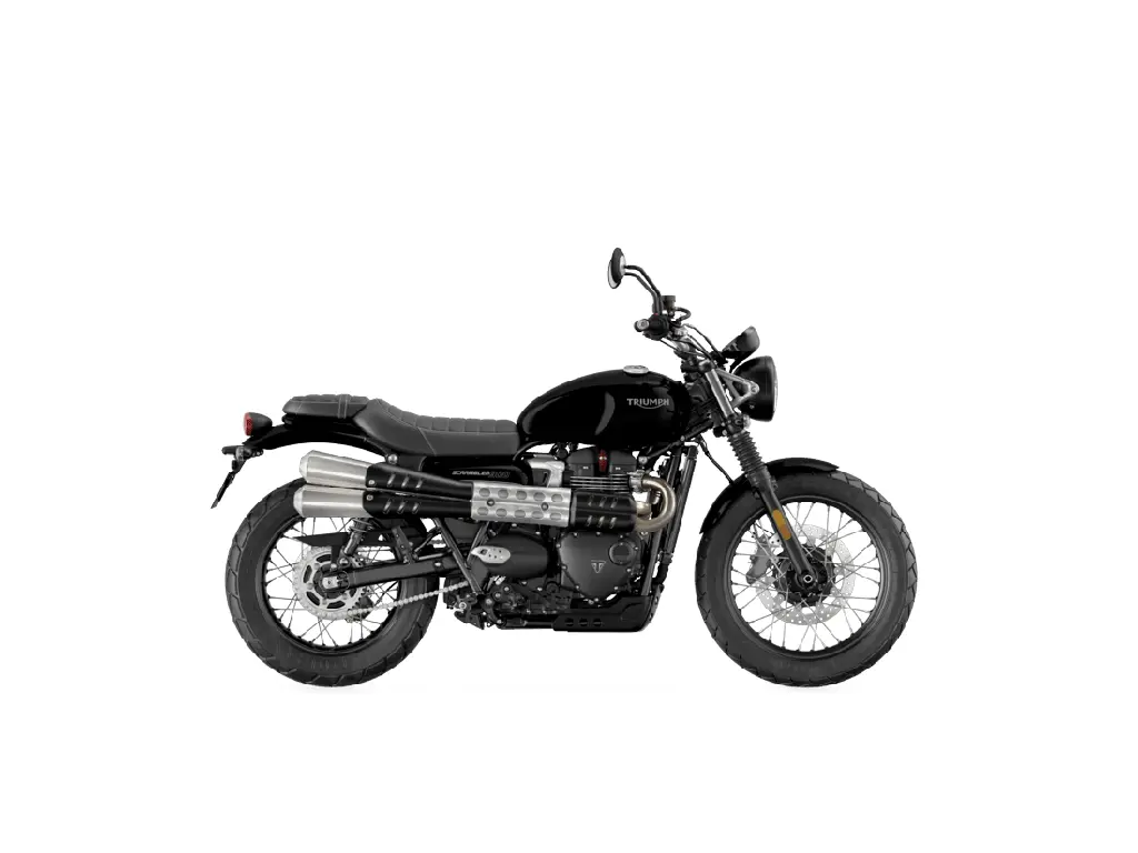 2024 Triumph Scrambler 900 Jet Black