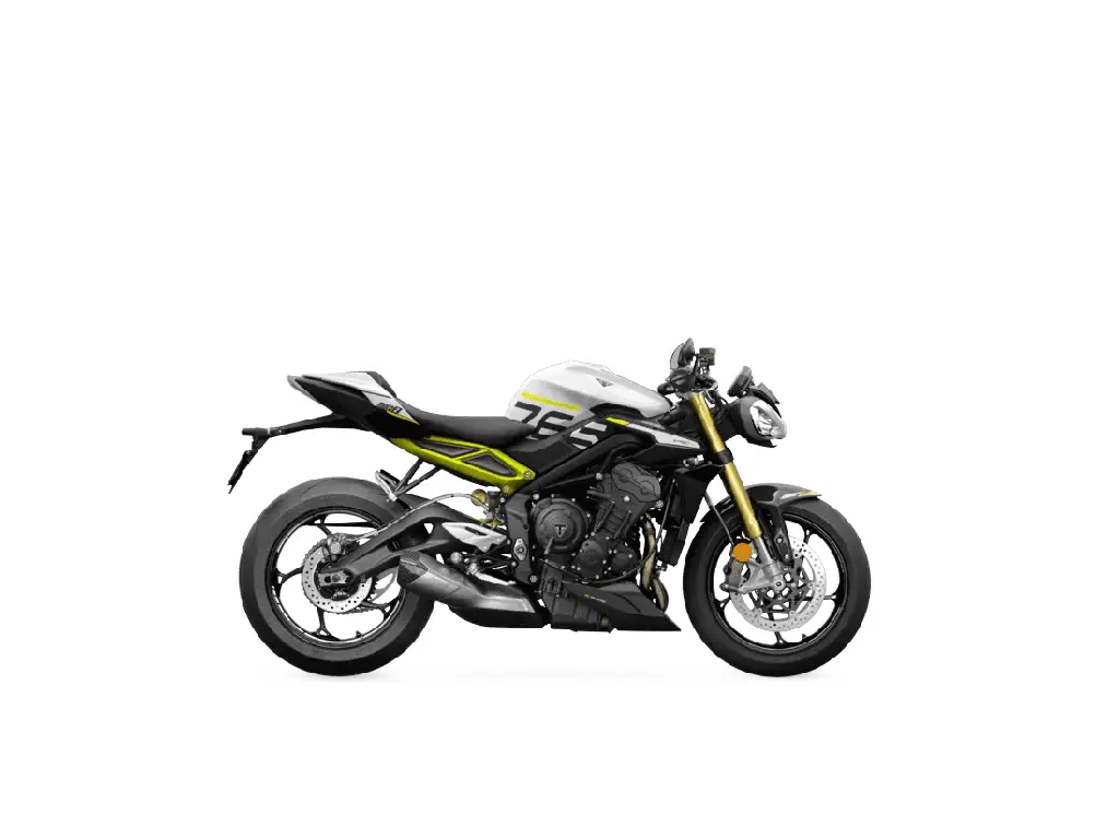 2024 Triumph Street Triple 765 Moto2™ Edition Crystal White