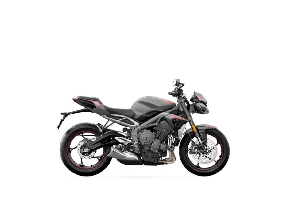 2024 Triumph Street Triple R low Matte Silver Ice