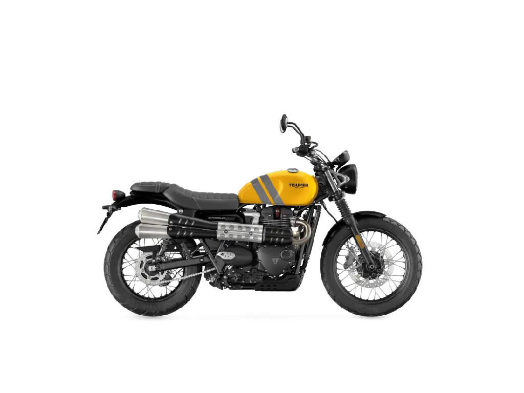 2024 Triumph Scrambler 900 Cosmic Yellow / Graphite