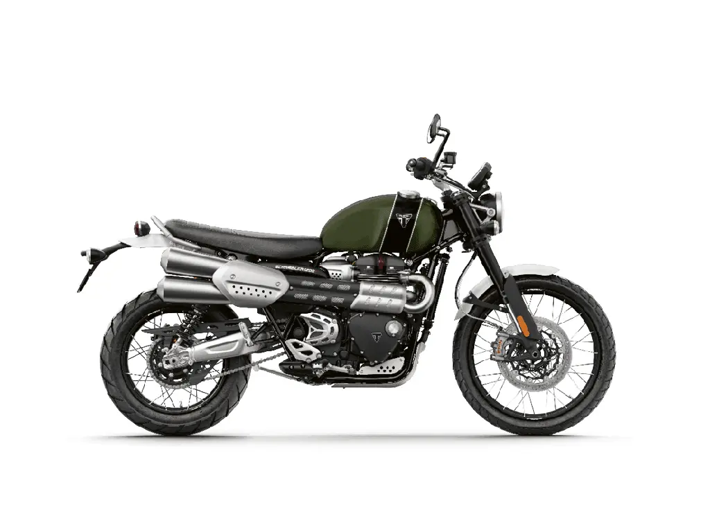 2024 Triumph Scrambler 1200 XC Matte Khaki Green Matte Jet Black